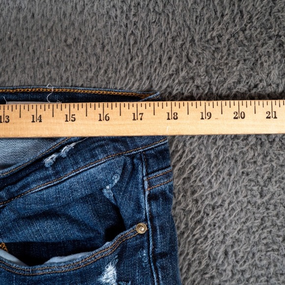 Frame Jeans Womens 33 Blue Le Garcon Crop Mid Rise Denim - Picture 3 of 6